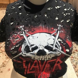 Slayer crop top